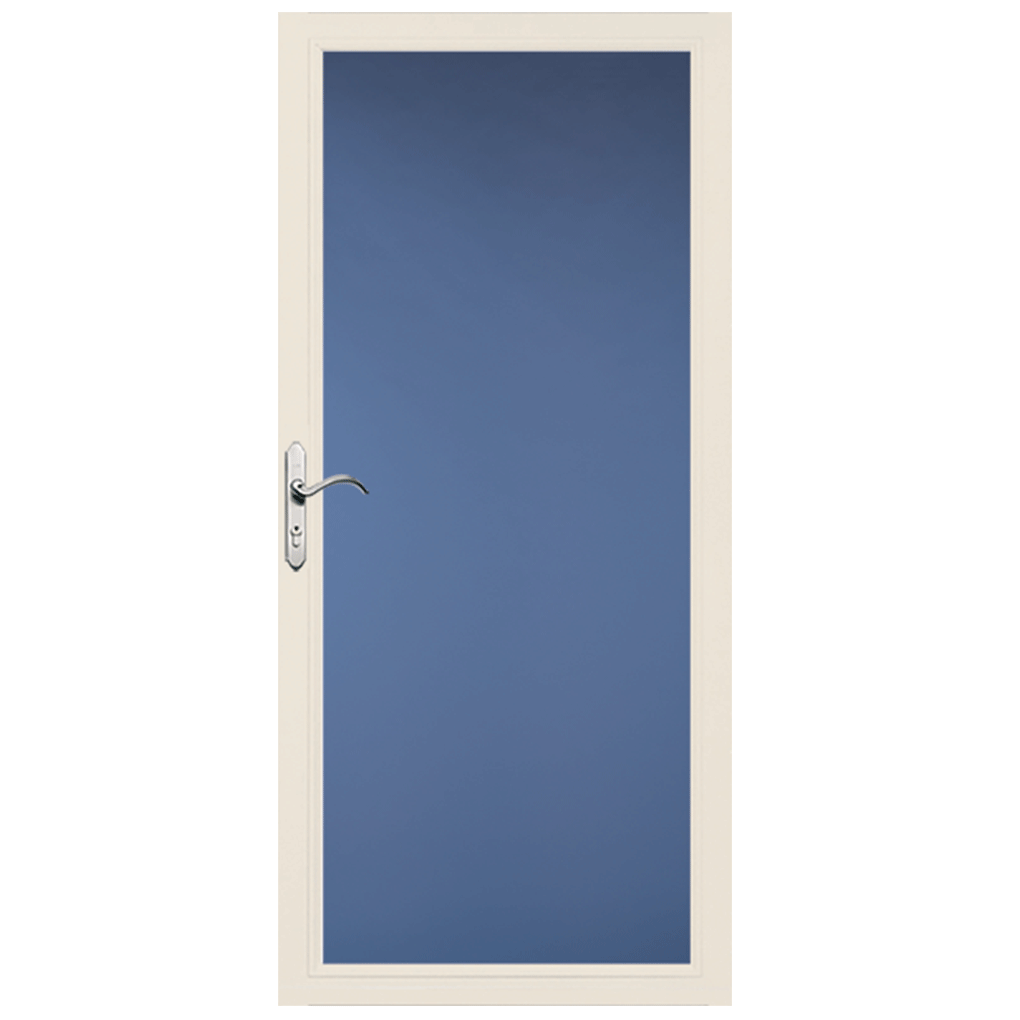 Pella Select® Clear Full-View Storm Door - Poplar White