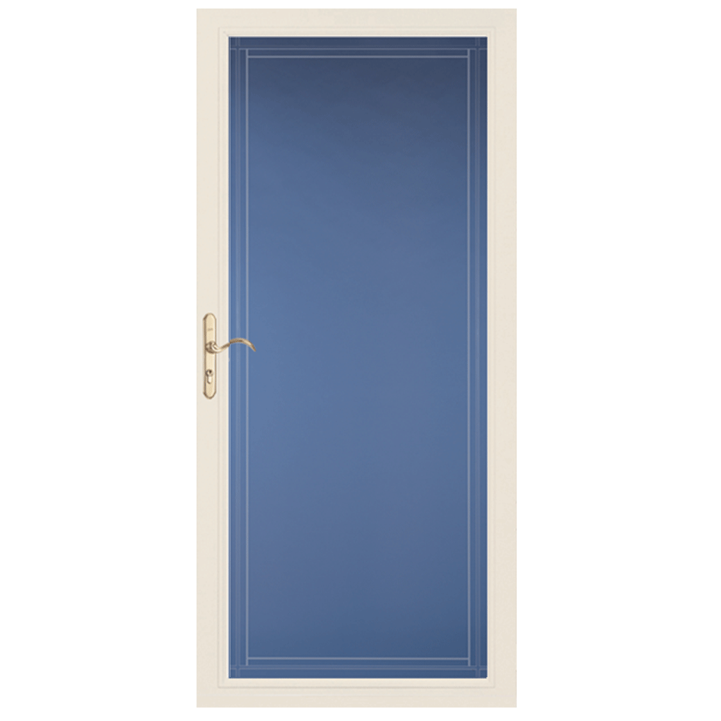 Pella Select® Double Bevel Storm Door - Poplar White