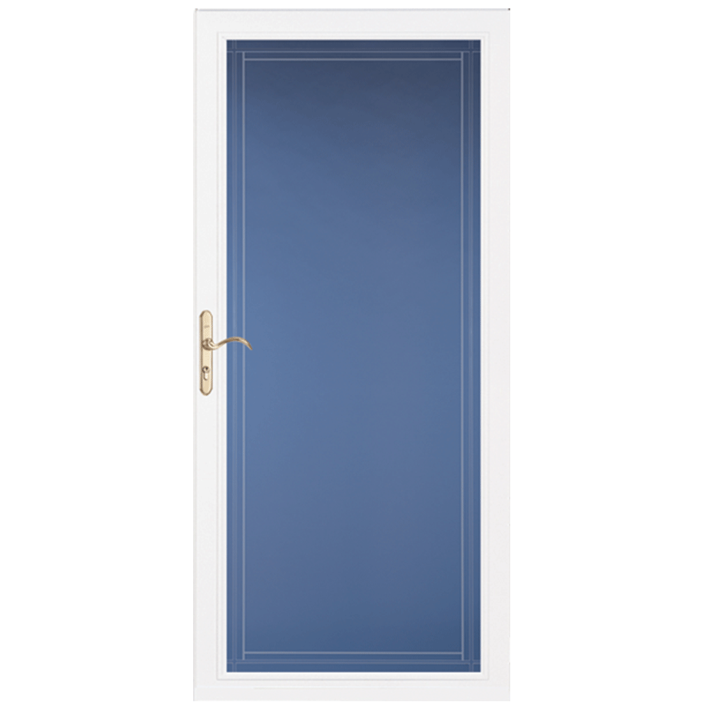 Pella Select® Double Bevel Storm Door - White