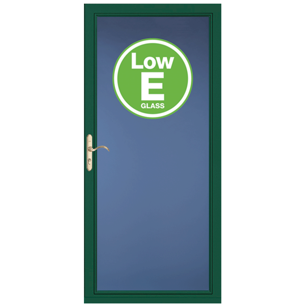 Pella Select® Full-View Low-E Storm Door - Green