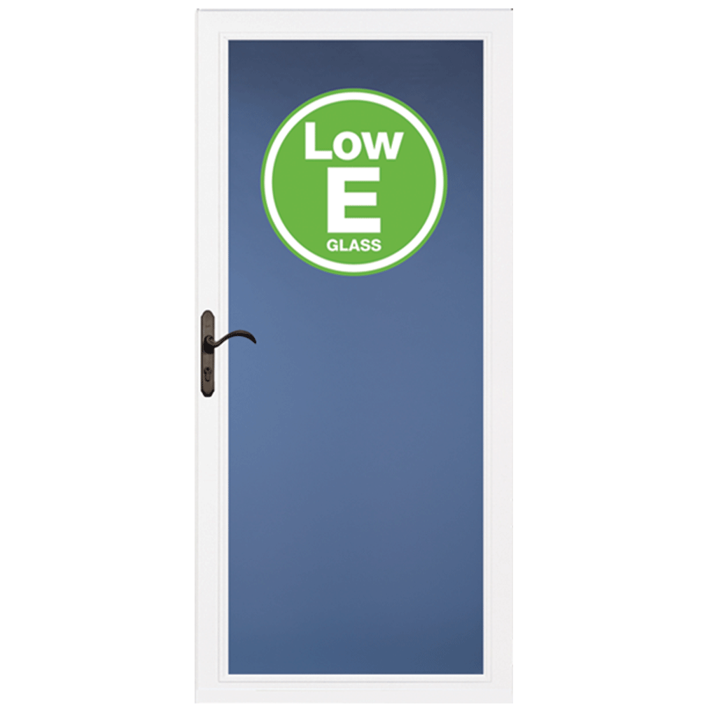 Pella Select® Full-View Low-E Storm Door - White