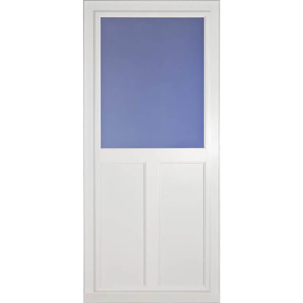 Larson Premier Classic High-View Aluminum Storm Door - White