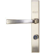 Larson Premier Full-View Aluminum Storm Door with Pet Door - Straight Handle